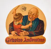 Grissino Ambrosiano by Anónimo, Offset on shaped cardboard, printer unknown, sold Mar 2025
