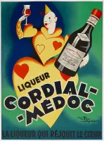 Liqueur Cordial-Médoc by Henry Le Monnier, Litografia a colori, Bezos&Co, sold Mar 2025