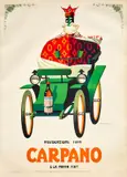 Carpano / E la prima FIAT by Armando Testa, Color lithograph, Arti Grafiche Pirovano, Milano, sold Mar 2025