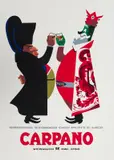 Carpano / Brindisi con Napoleone by Armando Testa, Color lithograph, Arti Grafiche Pirovano, Milano, sold Mar 2025