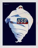 Sketch for 'USO' by Armando Testa, Mixed media on paper, signed and dated, sold Mar 2025