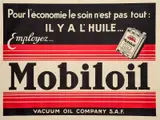 Mobiloil by Anónimo, Color lithograph, printer unknown, sold Mar 2025
