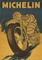 Michelin by Anónimo, Color lithograph, Arti Graf, sold Mar 2025