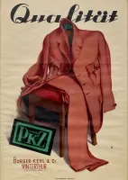 PKZ / Qualität by Otto Baumberger, Color lithograph, Wolfsberg, Zurich, sold Mar 2025