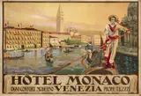 Hôtel Monaco / Venezia by P. Pillon, Color lithograph, Polacco & Rizzatti, Venezia, sold Mar 2025