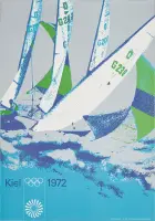 Sailing / Munich Olympische Spiel by Otl Aicher, Offset, Mandruck, Munchen, sold Mar 2025