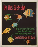 In his element by Anónimo, Color lithograph, Mather&Company, printed in USA, sold Mar 2025