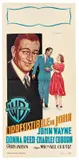 Playbill for 'Trouble along the way' directed by Michael Curtiz, starring John Wayne by Luigi Martinati, Offset, APE, Roma, sold Oct 2024
