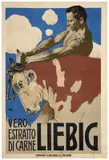 Liebig / Vero estratto di carne by Leopoldo Metlicovitz, Color lithograph, Off, sold Apr 2024