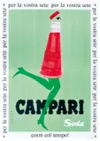 Campari Soda corre col tempo! by Franz Marangolo, Offset, IGAP, Roma-Torino, sold Apr 2024