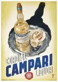 Cordial Campari Liquor by Adolphe Crespin, Color lithograph, Trüb S, offered Apr 2024