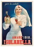 Amaro “1918” Isolabella by Gino Boccasile, Color lithograph, printer unknown, offered Apr 2024