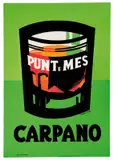 Punt e Mes / Carpano by Armando Testa, Silk-screen print, Silk-Graf, Torino, sold Apr 2024