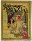 Parfumerie Violet by Léon Hingre, Color lithograph on cardboard, Imp, offered Apr 2024