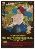 "Montecatini" / Zolfi by Mario Borgoni, Color lithograph, Richer & M, offered Apr 2024