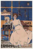 Gas Aerogeno Antonioli & C by Aleardo Villa, Color lithograph, Lit, offered Apr 2024