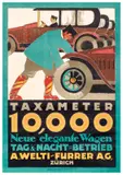 Taxameter 10.000 by Jules de Praetere, Color lithograph, Graph, sold Apr 2024