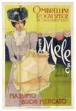 E. & A. Mele & Ci. / Ombrellini d’ogni specie by Leopoldo Metlicovitz, Color lithograph, Off, sold Apr 2024
