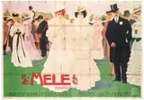 E. & A. Mele & Ci. / Casa primaria di confezioni by Leopoldo Metlicovitz, Color lithograph, Off, sold Apr 2024