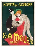 E. & A. Mele & Ci. / Novità per signora by Leonetto Cappiello, Color lithograph, Off, sold Apr 2024