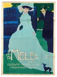 E. & A. Mele & Ci. / Eleganti novità by Marcello Dudovich, Color lithograph, Off, sold Apr 2024