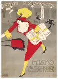Zanaboni Milano by M.C., Color lithograph, Stab, sold Apr 2024