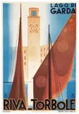 Lago di Garda / Riva Torbole by Giuseppe Riccobaldi del Bava, Color lithograph, Barabino & Graeve, Genova, sold Apr 2024