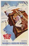 Mob Ferrovia Svizzera by Martin Peikert, Color lithograph, Lit, sold Apr 2024
