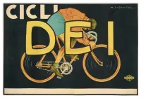 Cicli Dei by Marcello Dudovich, Color lithograph, Arti Graf, sold Apr 2024