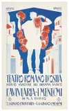 Teatro romano d’Ostia by Duilio Cambellotti, Color lithograph, I, sold Apr 2024