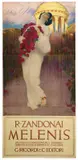 Melenis by Leopoldo Metlicovitz, Color lithograph, Off, offered Apr 2024