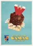 Panettoni Wamar / Torino by Binosi, Color lithograph, Officine Grafiche A, sold Apr 2024