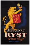 Armagnac Ryst by Anónimo, Color lithograph, Damour, Paris, sold Apr 2024