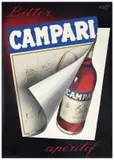 Bitter Campari apéritif by Carlo Fisanotti, Color lithograph, A, sold Apr 2024