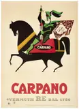 Carpano / Vermuth Re by Armando Testa, Color lithograph, Arti Grafiche Pirovano, Milano, sold Apr 2024