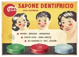 Gibbs sapone dentifricio by Anónimo, Offset on cardboard, Roy Vercelli, sold Apr 2024