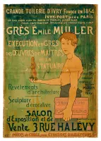 Grès Émile Muller by Alexandre Charpentier, Color lithograph, Imp, offered Apr 2024