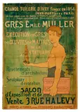 Grès Émile Muller by Alexandre Charpentier, Color lithograph, Imp, offered Apr 2024