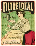 Filtre Idéal by G. Berni, Color lithograph, Imp, sold Apr 2024