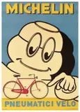 Michelin / Pneumatici Velo by Anónimo, Color lithograph, Arti Graf, sold Apr 2024