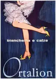 Biancheria e calze Ortalion by René Gruau, Offset, N, sold Apr 2024