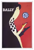 Bally by Bernard Villemot, Silk-screen print, Imprimé en France, sold Apr 2024