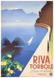 Riva Torbole by Mario Puppo, Color lithograph, Sigla Effe, Genova, sold Apr 2024