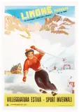 Limone Piemonte / La montagna delle due riviere / Villeggiatura estiva / Sport invernali by Carlo Prandoni, Offset, Ist, sold Apr 2024