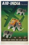 Air-India by Trevisan, Color lithograph, A, sold Apr 2024