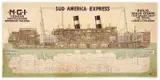 Sud America Express by Anónimo, Color lithograph, Lit, sold Apr 2024