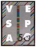 50 Vespa by Milton Glaser, Offset, printer unknown, sold Apr 2024