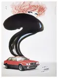 Maserati / Donna II by René Gruau, Offset, Esseti, Bergamo, sold Apr 2024