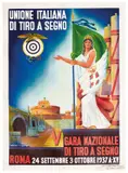 V° Gara Nazionale Tiro a Segno by Anónimo, Color lithograph, Grafiche I, offered Apr 2024