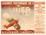 Journée Historique de l’aviation by Derat, Color lithograph, Gaillard Paris-Amiens, offered Apr 2024